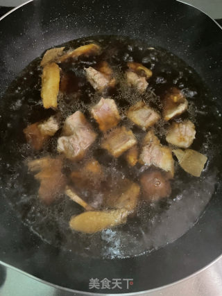 排骨炖白菜粉条的做法步骤：6