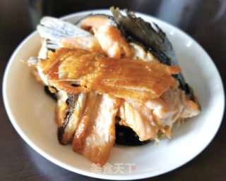 酒香三文鱼骨的做法步骤：7