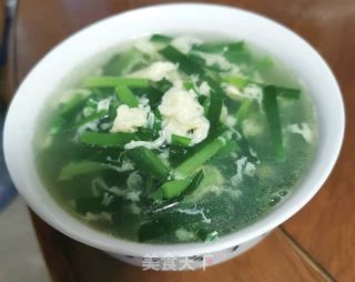 韭菜蛋花汤的做法步骤：6