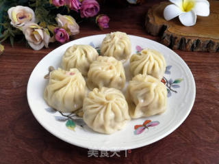 白菜鲜肉蒸包的做法步骤：7