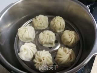 白菜鲜肉蒸包的做法步骤：6