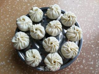 白菜鲜肉蒸包的做法步骤：4