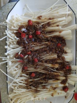 蒜蓉金针菇的做法步骤：3