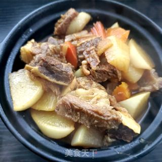 白萝卜炖牛腩的做法步骤：15