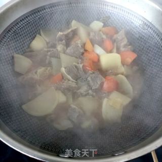 白萝卜炖牛腩的做法步骤：13