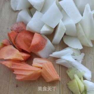 白萝卜炖牛腩的做法步骤：9