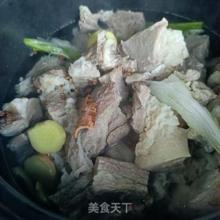 白萝卜炖牛腩的做法步骤：5