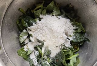 小米椒蒜泥拌蒸菠菜的做法步骤：5