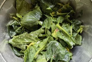 小米椒蒜泥拌蒸菠菜的做法步骤：4
