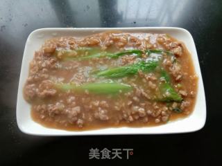 肉末生菜的做法步骤：13