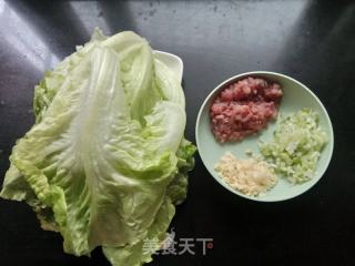 肉末生菜的做法步骤：1