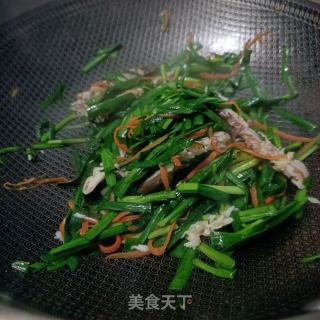 韭菜炒皮皮虾肉的做法步骤：10