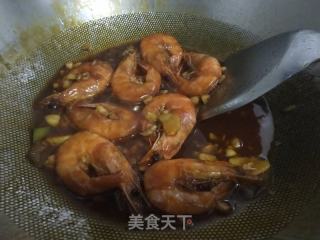 红烧虾的做法步骤：5