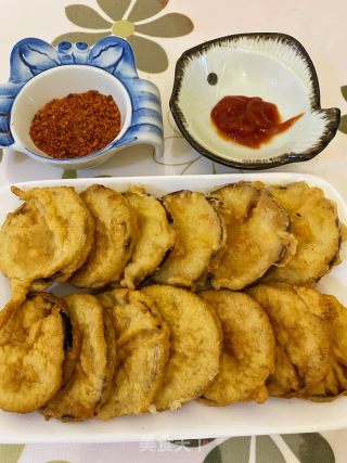 素炸茄盒的做法步骤：14