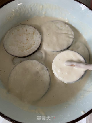 素炸茄盒的做法步骤：6