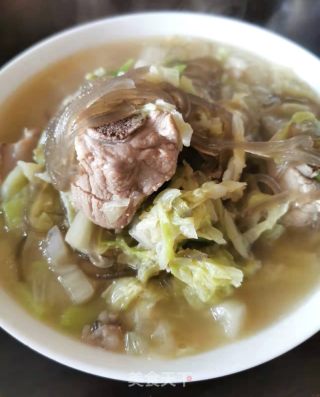 排骨白菜炖粉条的做法步骤：8