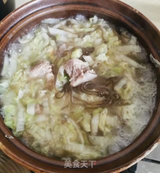 排骨白菜炖粉条的做法步骤：7