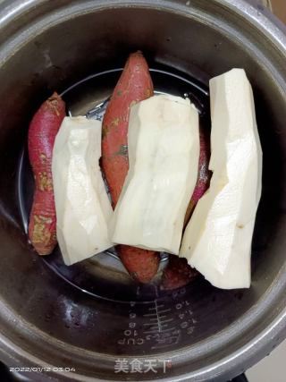 蒸木薯地瓜的做法步骤：1