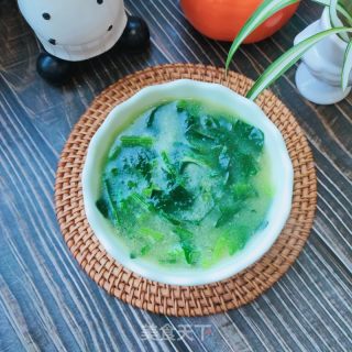 小米菠菜粥的做法步骤：10