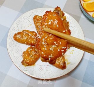 蜜汁烤鸡翅的做法步骤：17
