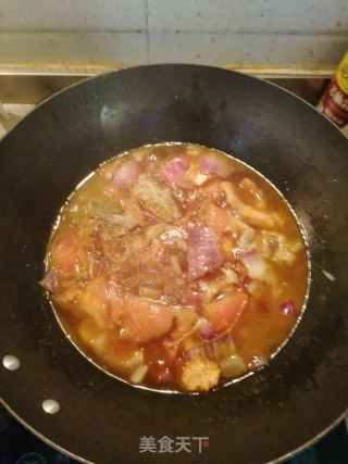 番茄牛肉的做法步骤：10