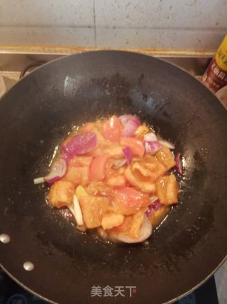 番茄牛肉的做法步骤：8