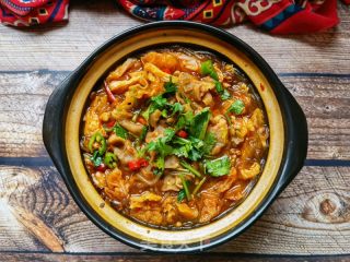 白菜粉条炖牛肉卷的做法步骤：17