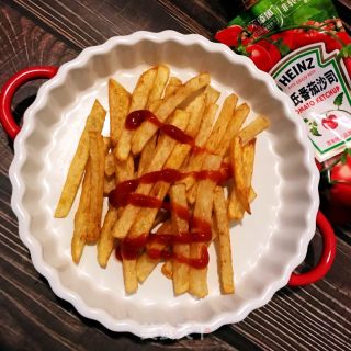 炸薯条的做法步骤：7