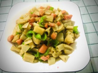 酸辣藕丁的做法步骤：8