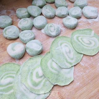 彩色白菜水饺的做法步骤：9