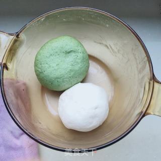 彩色白菜水饺的做法步骤：1