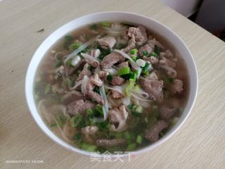 瘦肉生肠猪肝河粉的做法步骤：7