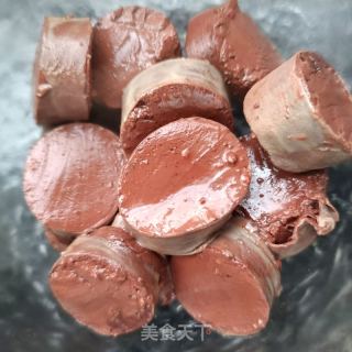 鸡油蒜黄拌血肠的做法步骤：12