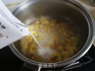 南瓜香蕉牛奶燕麦粥的做法步骤：5