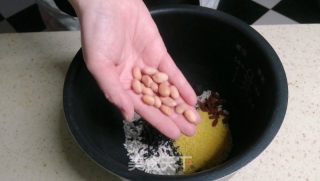 极简腊八粥，豆浆机配方电饭煲预约版的做法步骤：7