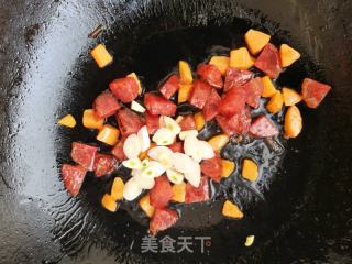 腊肠炒西芹的做法步骤：4