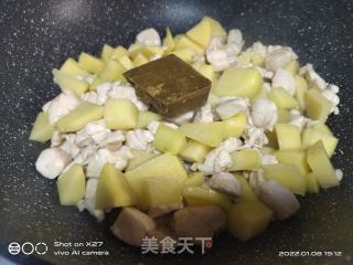 鸡胸肉咖喱土豆的做法步骤：5