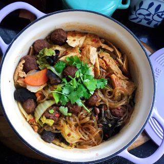 牛肉丸炖白菜的做法步骤：12