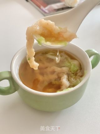 虾滑汤的做法步骤：14