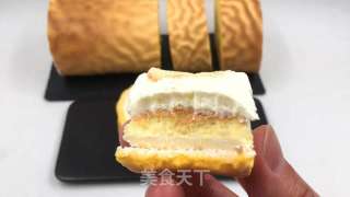 家常虎皮蛋糕卷，第一次做丑了点，但是很好吃哦，虎年要虎虎生威，快来做一个吧。的做法步骤：25