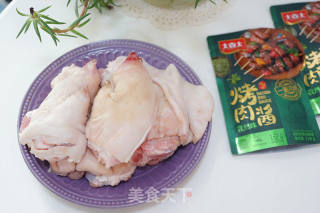 孜然烤猪蹄---鸿运当头的做法步骤：1