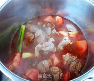 番茄炖牛肉的做法步骤：7