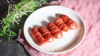 火腿肠馒头的做法步骤：7