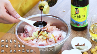 粟子鸡腿肉的做法步骤：2