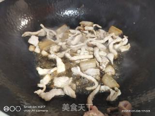 肉丝烧四季豆的做法步骤：2