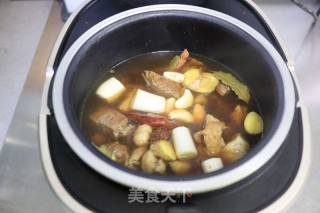电饭煲炖牛肋条的做法步骤：7