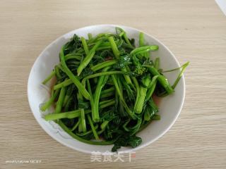 素炒油菜的做法步骤：5
