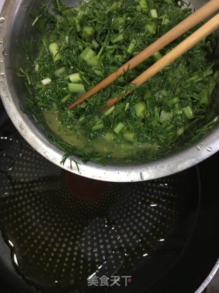 小茴香煎蛋的做法步骤：6