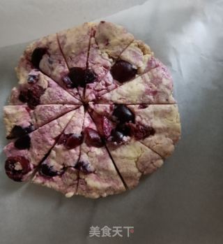 车厘子司康的做法步骤：16