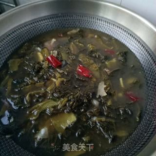 酸菜血肠水煮肉片的做法步骤：12